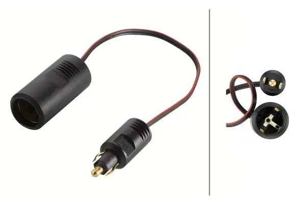 Adapter liten/stor (ISO 4165/lighter) Hella 