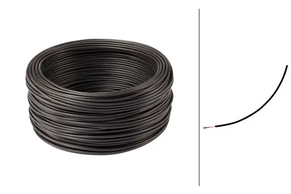 CABLE B 1,0 BK DIN 72551             8KL Hella 
