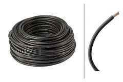 Kabel 1-leder 16.0mm² svart Hella 50M