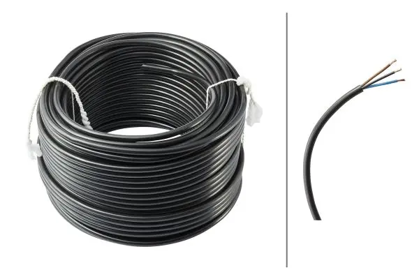 Kabel FLYY 3x1,50qmm Sort Hella 