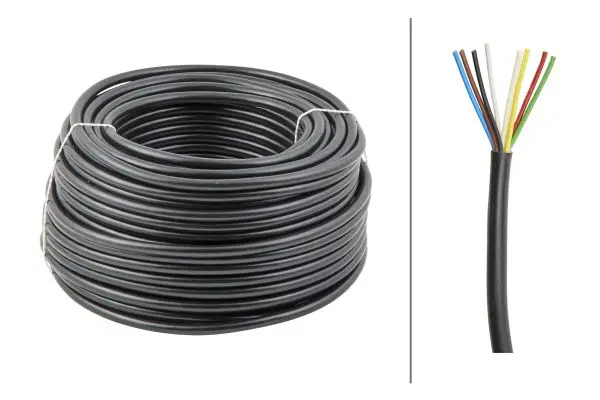 Kabel 7-leder 1.5mm² Hella - (Pris per m (50m rull) 