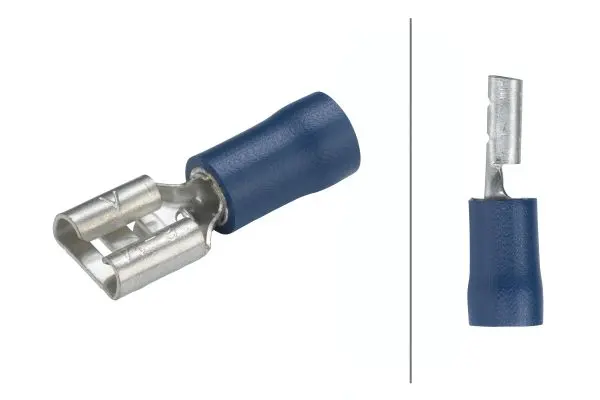A04 15st A2507FL 6,3x08mm Blå Pro-Fit Hella 