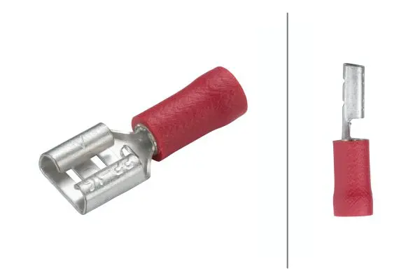 Kabelsko A1507FL 6,3x0,8mm rød Hella 