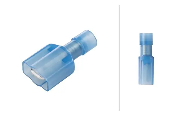 Flatstift 6,3x0,8mm blå for tyvkobling Hella 