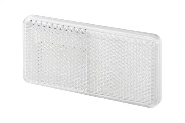 Firkant Refleks Hvit 94x44mm selvklebend Hella 