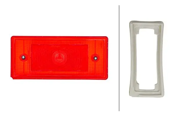 Refleks rød 196x88mm 003 734-SERIE Hella 