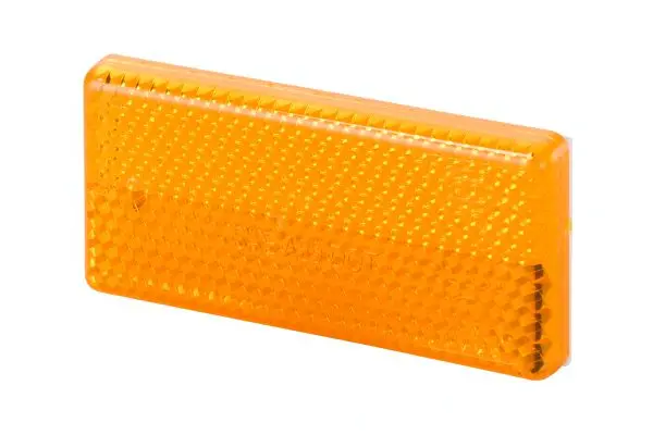 Firkant Refleks Gul 70x31,5mmselvklebend Hella 