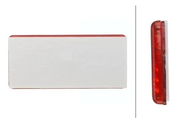 Refleks rød selvklebende 70x31,5mm Hella 