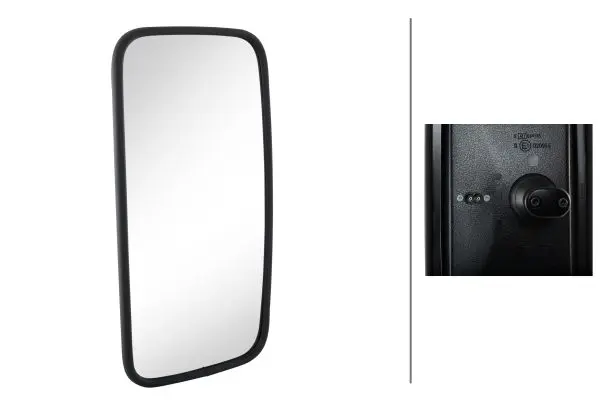 OUTSIDE MIRROR, 24V TRUCK SW         8SB Hella 