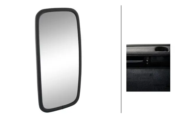 OUTSIDE MIRROR, 24V TRUCK SW         8SB Hella 
