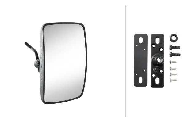 OUTSIDE MIRROR, RH TRUCK             8SB Hella 