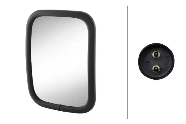 WIDE-ANGLE MIRROR, 24V TRUCK         8SB Hella 