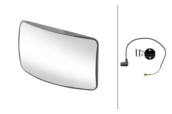 OUTSIDE MIRROR, 24 V BEHEIZT 24V     8SB Hella 