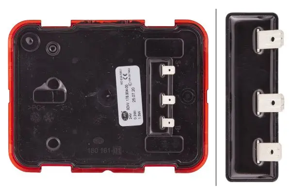 LED Modul Trekant refleks/bak/bremselys Hella 