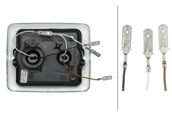 LED innsats bak / brems 12V Hella 