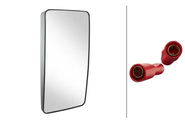 MIRROR GLASS, 24 V GR                9MX Hella 