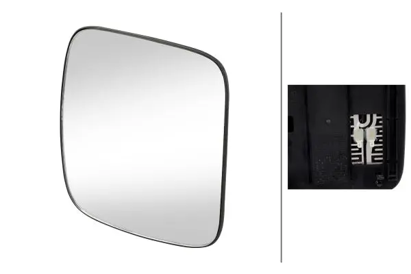 MIRROR GLASS CARRIER GR. WW          9MX Hella 