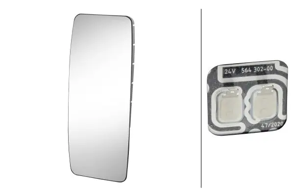 MIRROR GLASS CARRIER  GR 24V         9MX Hella 
