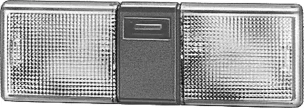 Lys interiør m/bryter/dørkont. 10W+21W Hella 