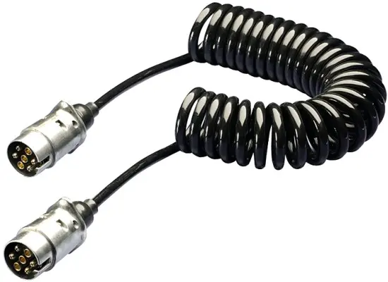 Spiralkabel 12V med 4,0m.kabel Hella 