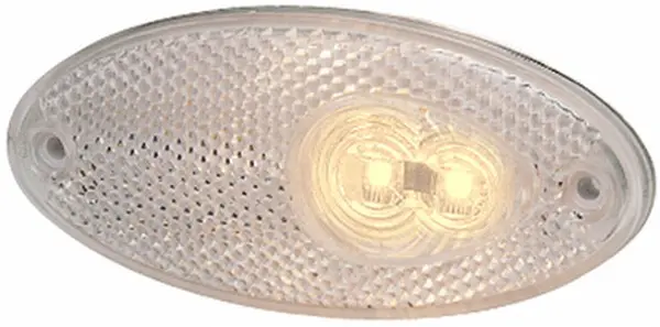 LED Posisjonslykt Hvit 24V Industri pk Hella 