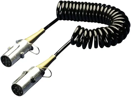 Spiralkabel 24V med 3,5m.kabel Hella 