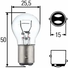 BULB ECE-R 37-P21/5W-12V       8GD Hella