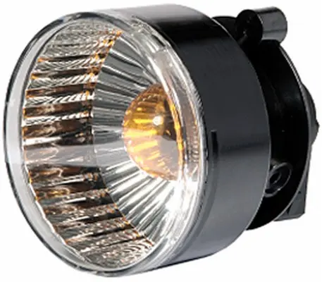 Blinklykt grått glass m/pære 12V Gul Hella 