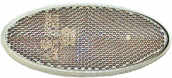 Refleks Oval Hvit 101x45mm selvklebende Hella 