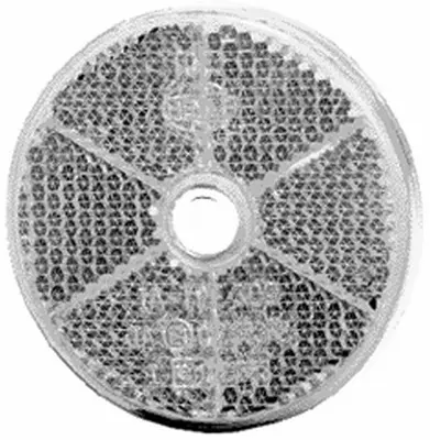 Rund Reflex   60mm m/hull Ø6mm Hella 