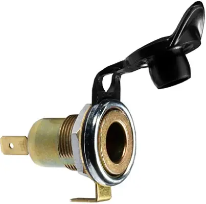 Kontakt liten (ISO 4165) Flatstikk m/lok Hella 