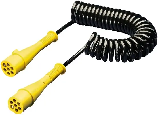 Spiralkabel 24V med 3,5m.kabel Hella 