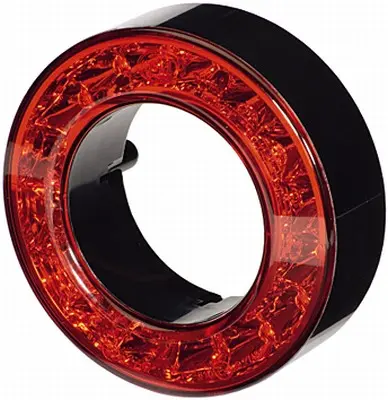 LED ring Baklykt ø60mm 12V Rød Hella 