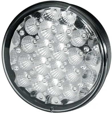 LED Bak-/bremselykt klart glass 24 røde Hella 