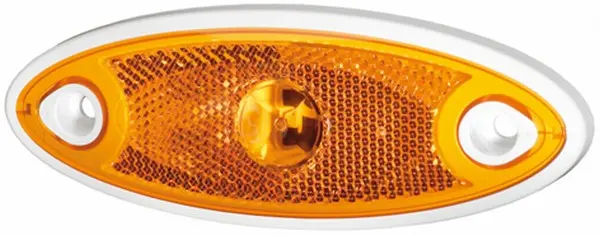 LED Sidemarkeringslykt Gul 12v 1led Hella 