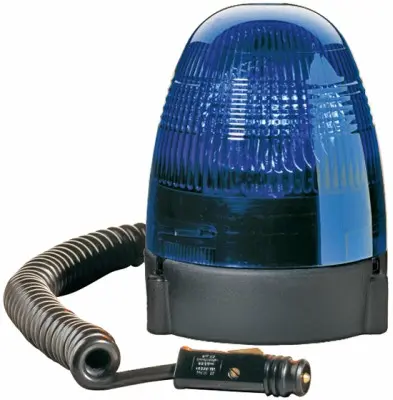 Lykt 12V roterende KL ROTAFIX blå magn.f Hella 