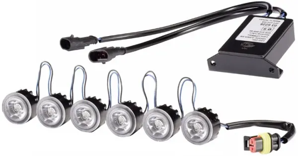 LEDayFlex sett 6moduler kjørelys Hella 