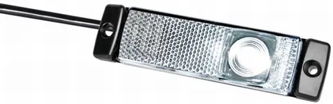 Markeringslykt 24V 1 Led Hvit 500mm Hella