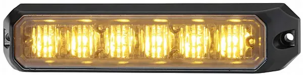LED blitzlyssett gul 6 leds 10-30v påbyg Hella 