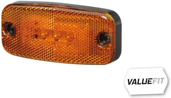 LED sidemarkeringslykt 9-36v 3led Gul VF Hella 