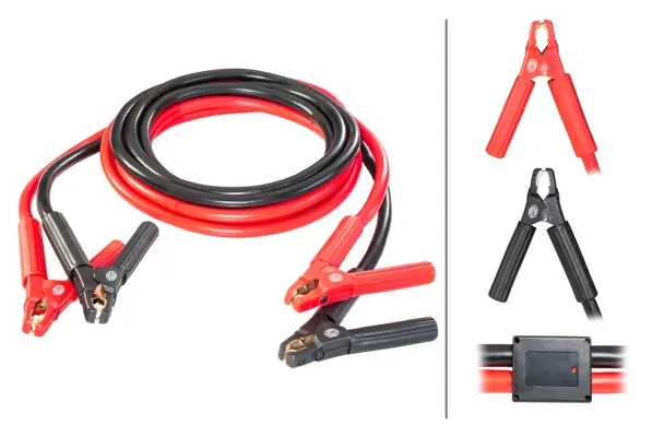 Startkabler 750A 5m Ø50mm² Hella 