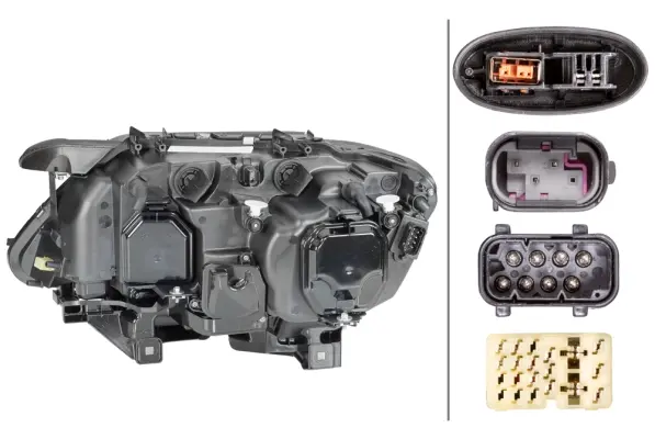 Bi-Xenon/H7 Lysk. BMW E65/66 05/05- Hø Hella 