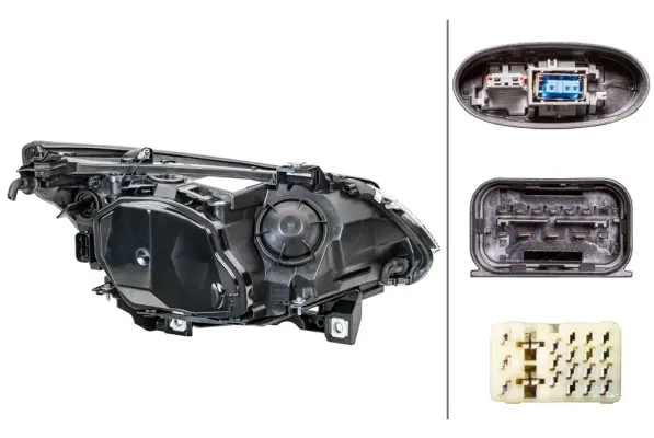 Lysk. Bi-Xenon BMW E60 Ve Hella 
