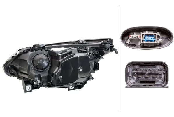 Lysk. Bi-Xenon BMW E60 Hø Hella 