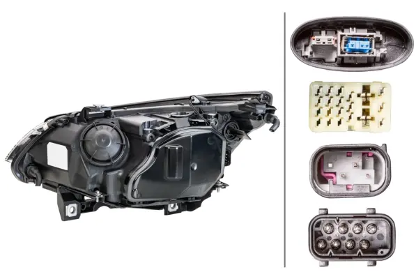 Bi-Xen/H7 Lysk BMW E60/61 01/05-03/07 Hø Hella 
