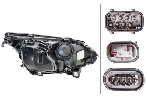 Bi-Xenon Lysk. BMW E60 07/03- Ve Hella 