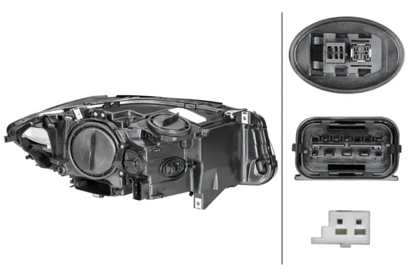Hovedlampe Venstre Xenon Hella 