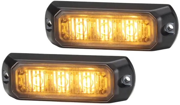 WARNING LAMP BST MD12/24 AMBER SET   2XD Hella 