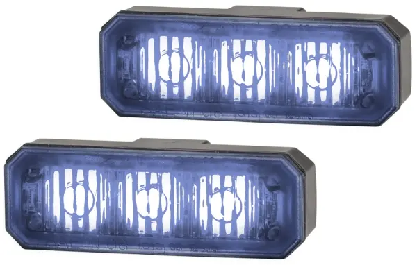 WARNING LAMP BST MD12/24 BLUE SET    2XD Hella 