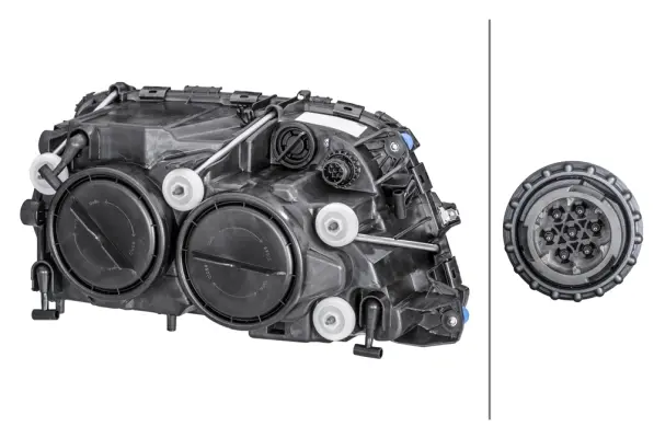 HEADLAMP FF-ES AFPO BL LW LH MG24    1EH Hella 